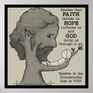 Gott hält uns poster