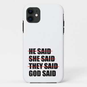 Gott hat das letzte Wort Case-Mate iPhone Hülle