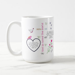 Gott hat die Welt so geliebt, Christlich Kaffeetasse