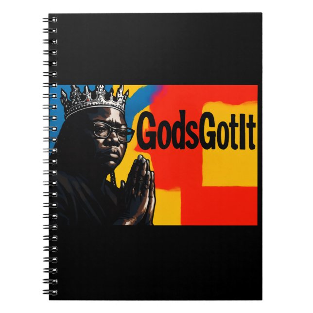 Gott hat es Notizbuch Journal Notizblock (Vorderseite)