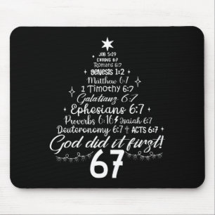 Gott hat es zuerst gemacht 67 Christliche Bibel 6  Mousepad