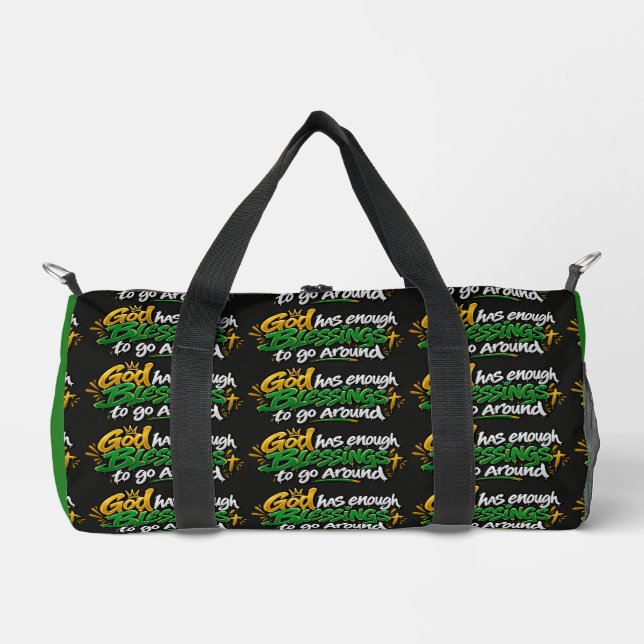 Gott hat genug Segen zu verteilen  Duffle Bag (Vorderseite)
