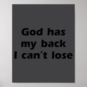 Gott hat meine Rückseite zurückgesetzt, Christen, Poster