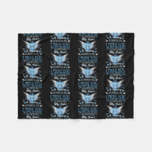 Gott hat meine Schwester im Himmel zu einer Engel  Fleecedecke