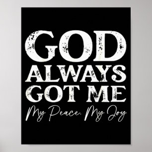 Gott hat mich immer Christlicher Glaube Inspiriere Poster