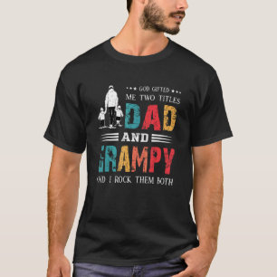 Gott hat mir zwei Titel Vater und grauenhaften Vat T-Shirt