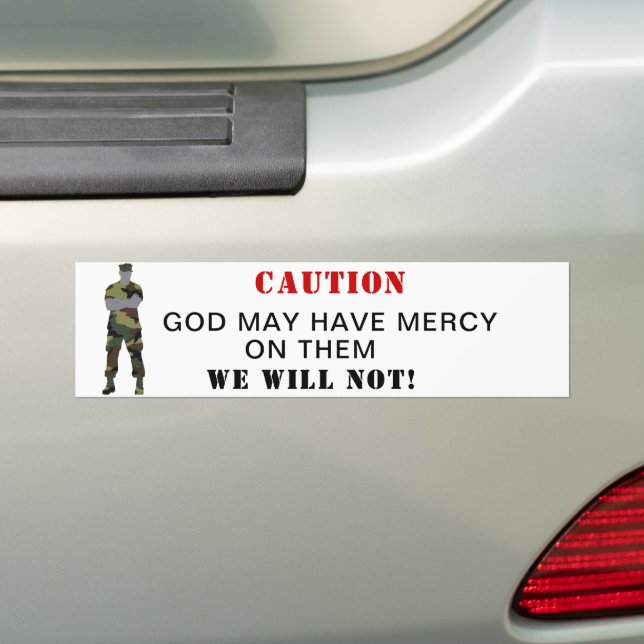 Gott hat vielleicht Gnade Decal. Autoaufkleber (Auf Auto)