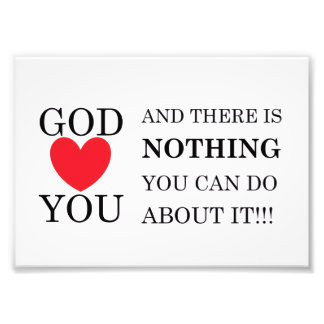 Gott Herz Sie Fotodruck