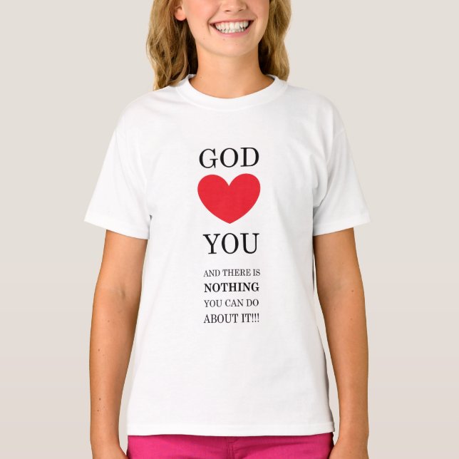 Gott Herz Sie T-Shirt (Vorderseite)