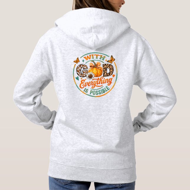 Gott Hoodie (Rückseite)
