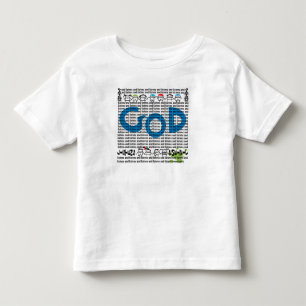 Gott hört und hört Kleinkind-T - Shirt