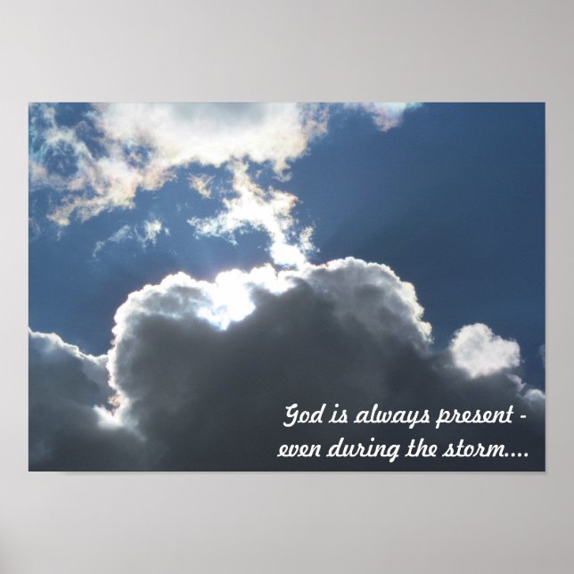 Gott im Sturm Poster (Vorne)