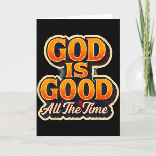 Gott ist alle Zeit gut Christlicher Glaube Jesus C Karte
