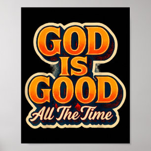 Gott ist allezeit gut Christlicher Glaube Jesus Ch Poster