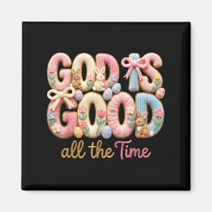 Gott ist allezeit gut Jesus Christliches Hase Ei Magnet