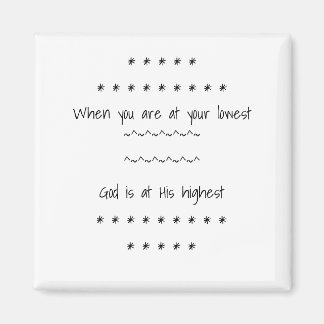 Gott ist auf Seinem höchsten Magnet