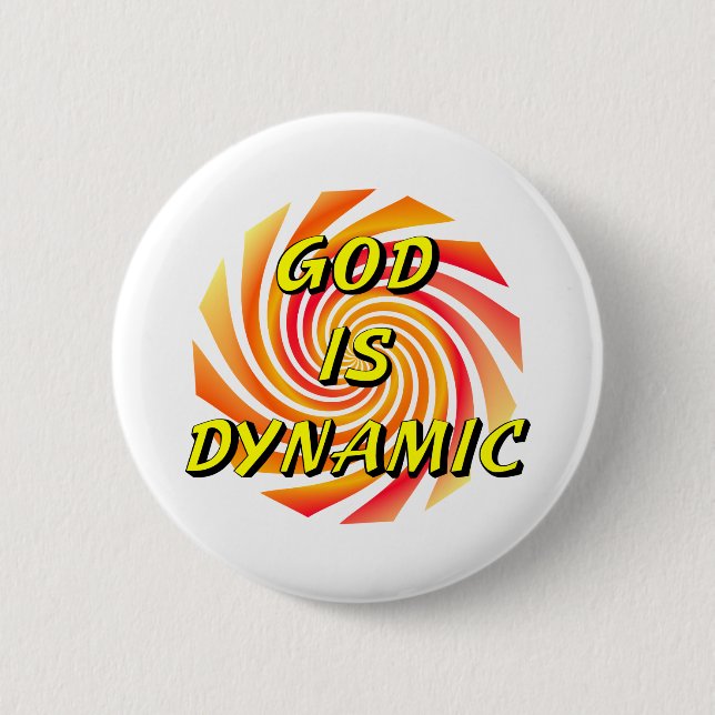 Gott ist Christlich Button (Vorderseite)