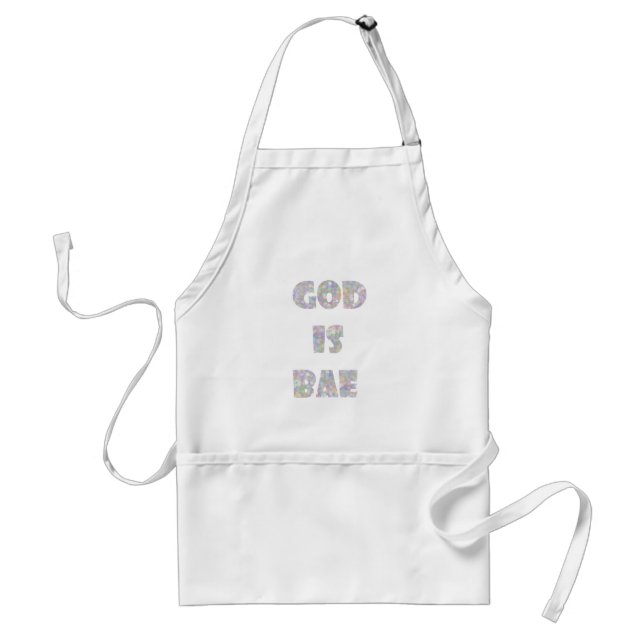 Gott ist die Basis Schürze (Vorne)
