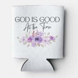 Gott ist die ganze Zeit Christliche Blume zu zitie Dosenkühler