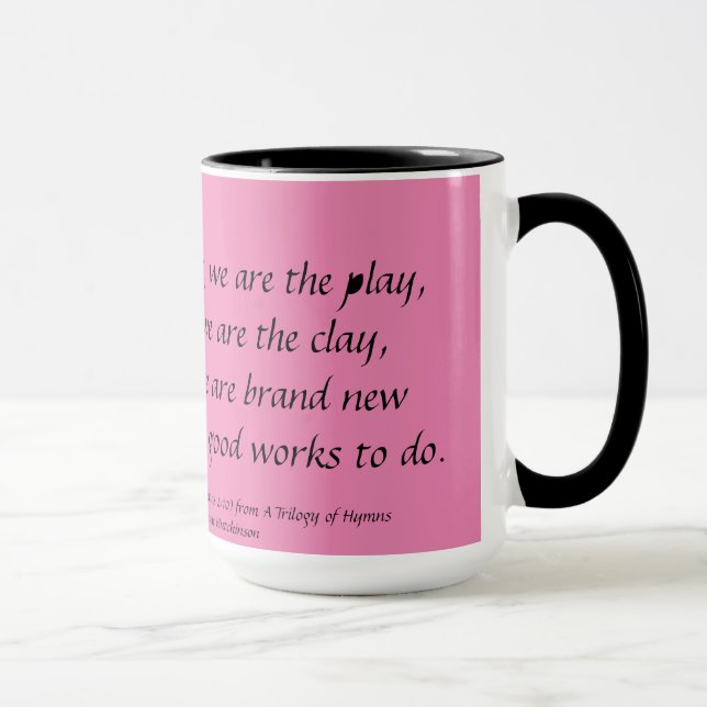 GOTT IST die Tasse Stephanie Hutchinson DICHTER (Rechts)