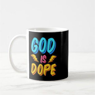 Gott ist dope Funny Christlich Faith Religious Gla Kaffeetasse
