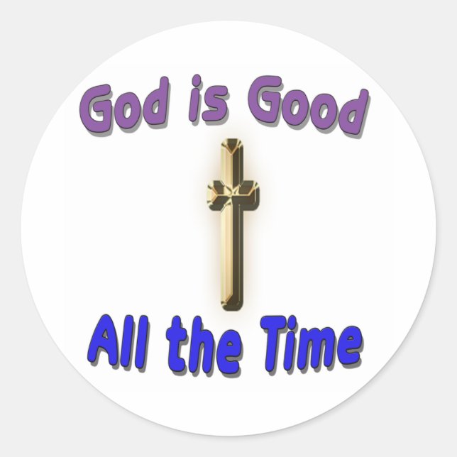 Gott ist ein guter Sticker (Vorderseite)