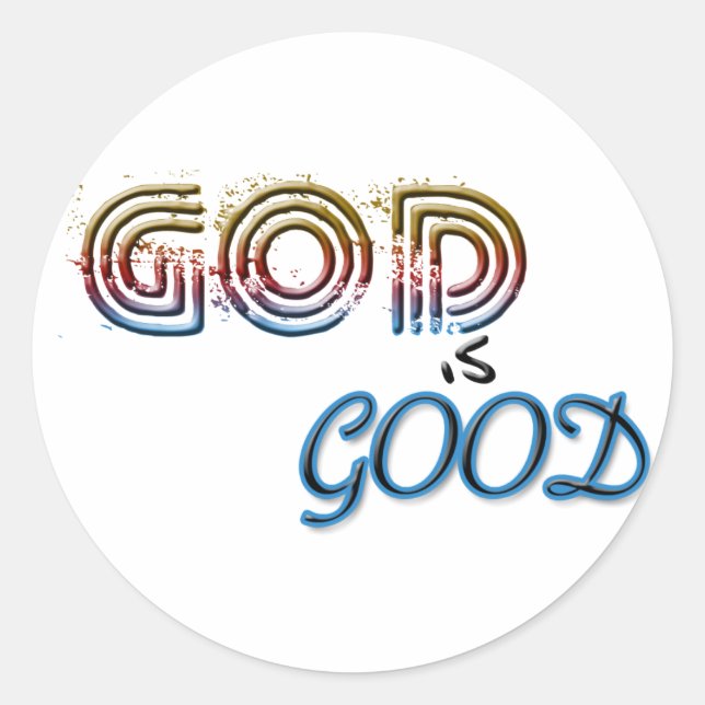 Gott ist ein guter Sticker (Vorderseite)