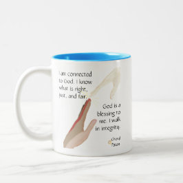 Gott ist ein Segen. Ich gehe in Tasse der Integrit