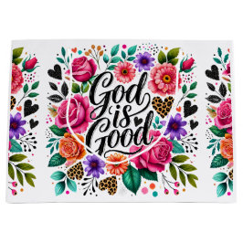 Gott ist eine gute religiöse Christliche Geschenkt Große Geschenktüte