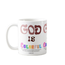 Gott ist farbenfroh, Rainbow-Tasse