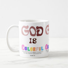Gott ist farbenfroh, Rainbow-Tasse Kaffeetasse