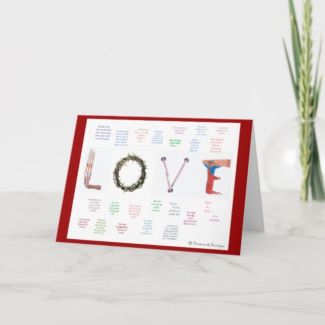 Gott ist ... feiertagskarte (Vorderseite)