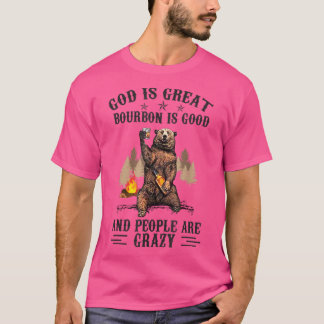 Gott ist groß Bourbon ist gut und die Leute sind v T-Shirt