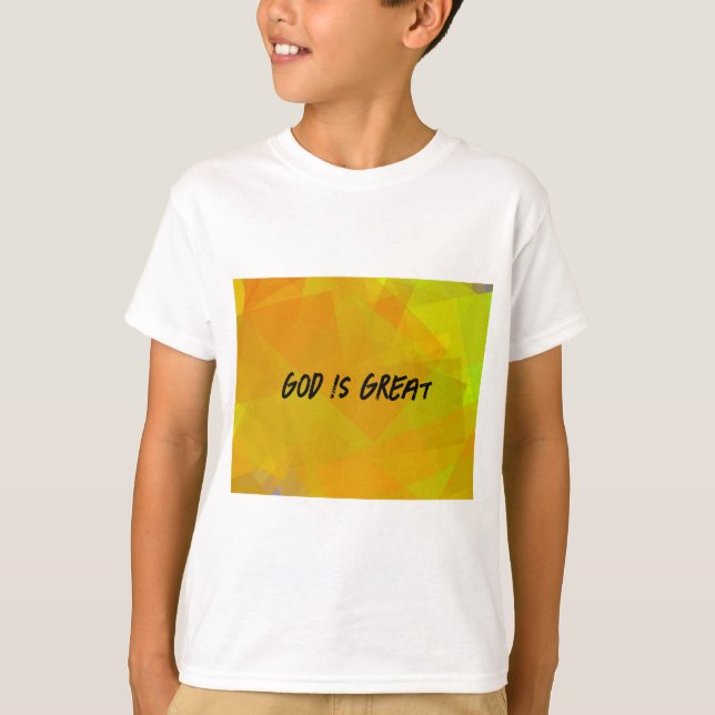 Gott ist groß T-Shirt (Vorderseite)