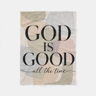 GOTT IST GUT Christlich Fleecedecke