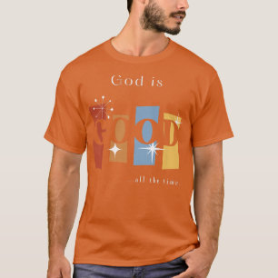 Gott ist guter Retro (dunkle Farben) Premium T-Shirt
