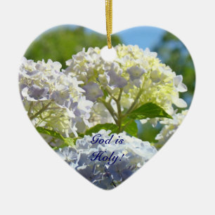 Gott ist heilig! Geschenke Ornamente Blaue Hortens