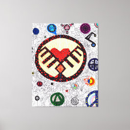 Gott ist im Detail #2 Leinwanddruck