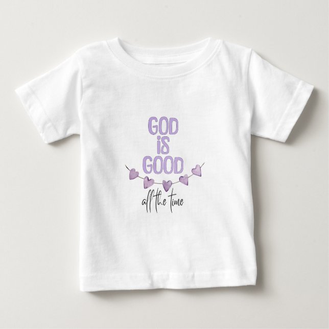 Gott ist immer gut baby t-shirt (Vorderseite)