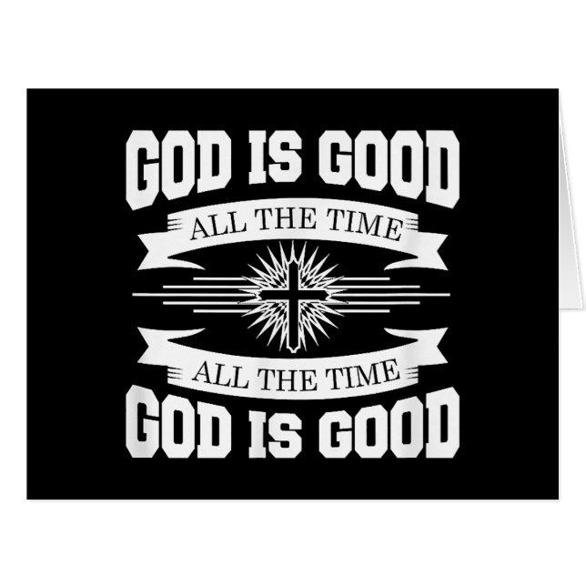 Gott ist immer gut - Christlich (Vorderseite (Horizontal))