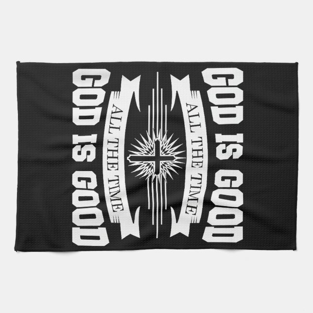 Gott ist immer gut - Christlich Geschirrtuch (Horizontal)