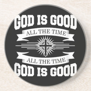 Gott ist immer gut - Christlich Getränkeuntersetzer