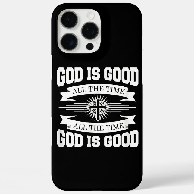 Gott ist immer gut - Christlich iPhone 16 Pro Max Hülle (Rückseite)