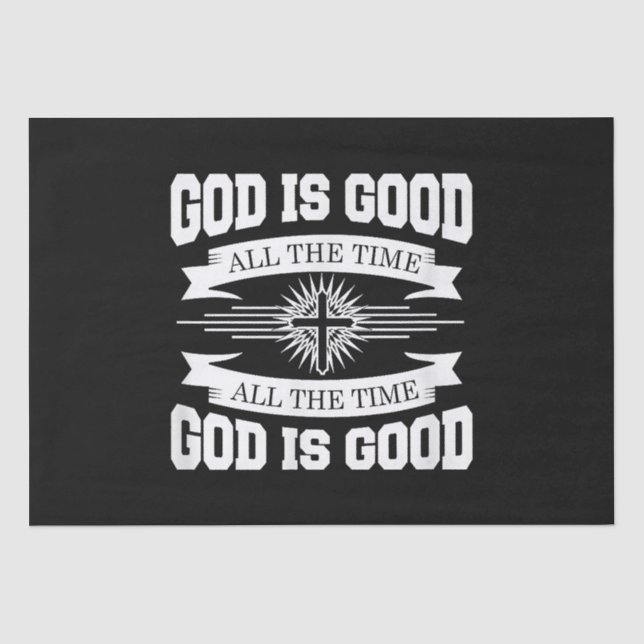 Gott ist immer gut - Christlich Seidenpapier (Vorderseite)