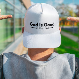 "Gott ist immer gut" Christlicher LKW-Hut Truckerkappe