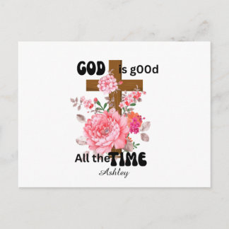 Gott ist immer gut christlicher Spruch Postkarte