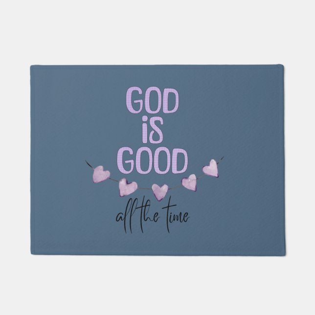 Gott ist immer gut fußmatte (Vorderseite)