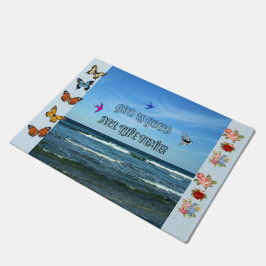 Gott ist immer gut fußmatte