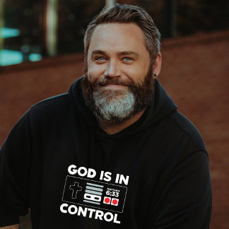 Gott ist in der Kontrolle Christliches Bibelspiel Hoodie