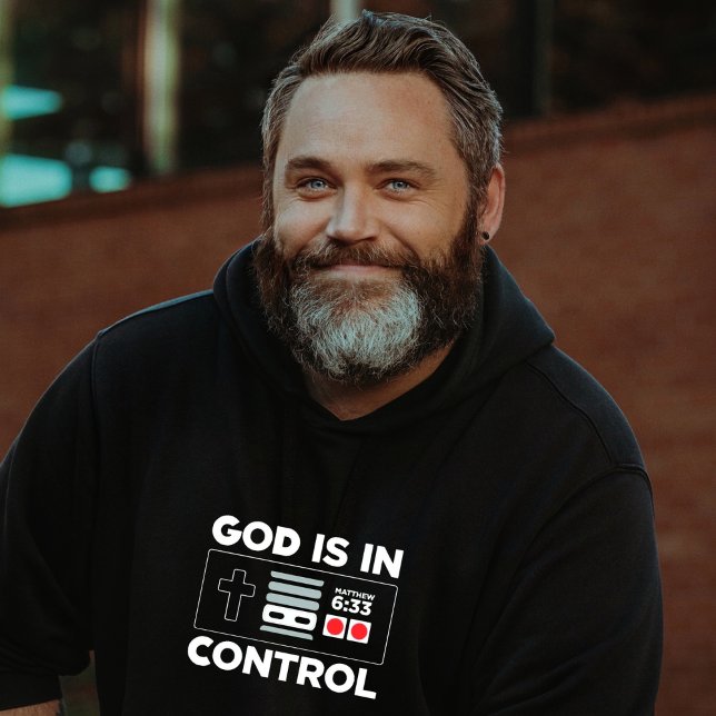Gott ist in der Kontrolle Christliches Bibelspiel Hoodie (Von Creator hochgeladen)